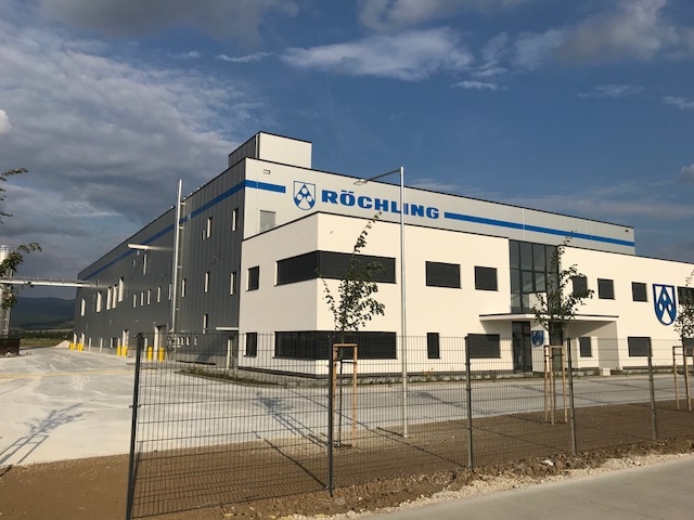 Production and storage hall Röchling Automotive Slovakia in Kočovce