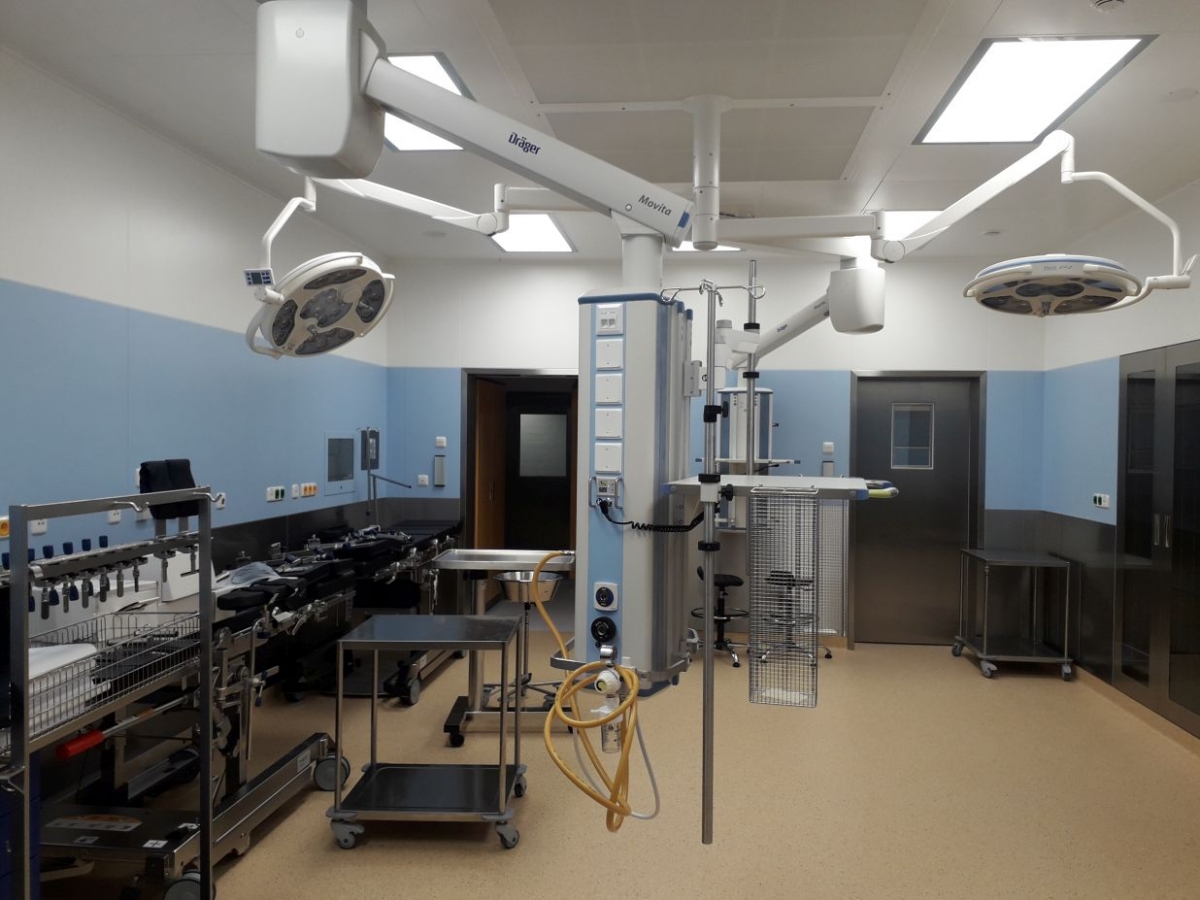 University hospital in Brno - Technological reconstruction of operating theatres