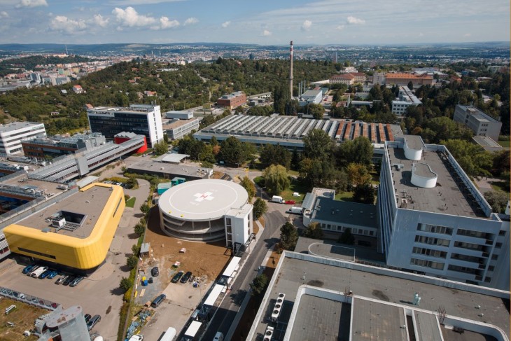 University Hospital in Brno - heliport HEMS