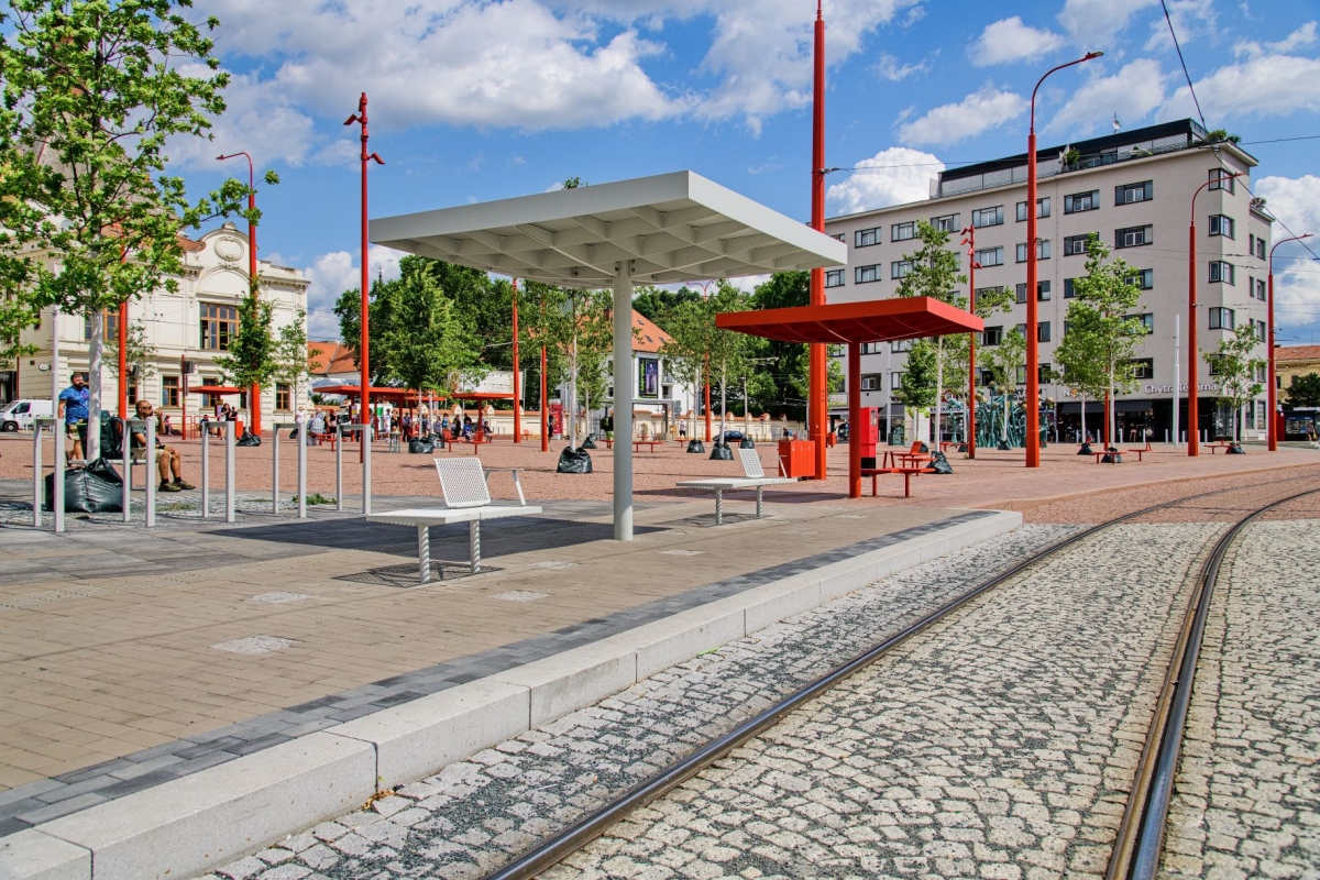 Mendel square in Brno - sewerage system and water conduit