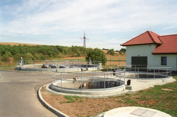 Drnovice - sewer system and WWTP