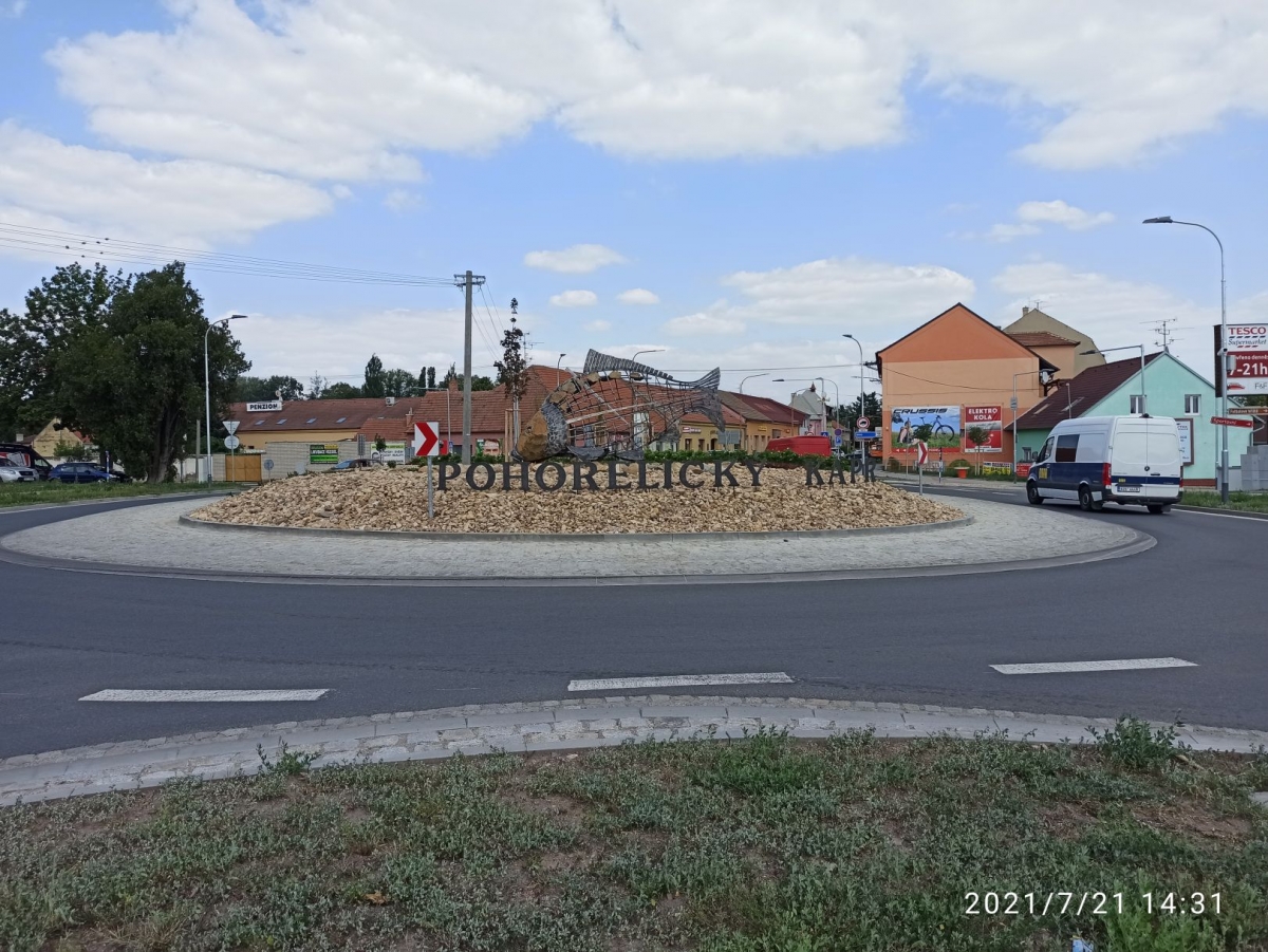 II/416 Pohořelice - roundabout
