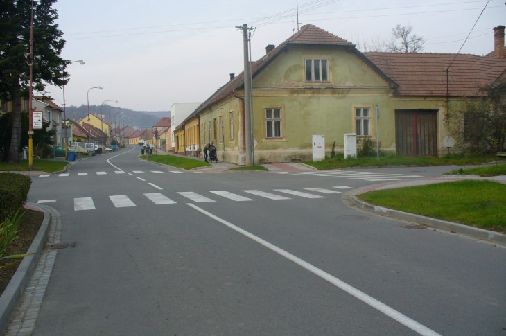 Road no. III/4189 in Klobouky u Brna 