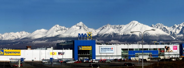 Přestavba obchodního centra MAX Poprad